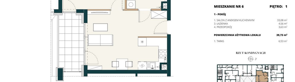 Mieszkanie w inwestycji: Przy Placu Wolności