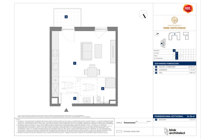 Mieszkanie w inwestycji: Apartamenty Park Matecznego Etap 1