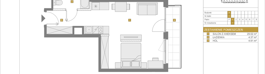 Mieszkanie w inwestycji: Apartamenty Grzybowska 11