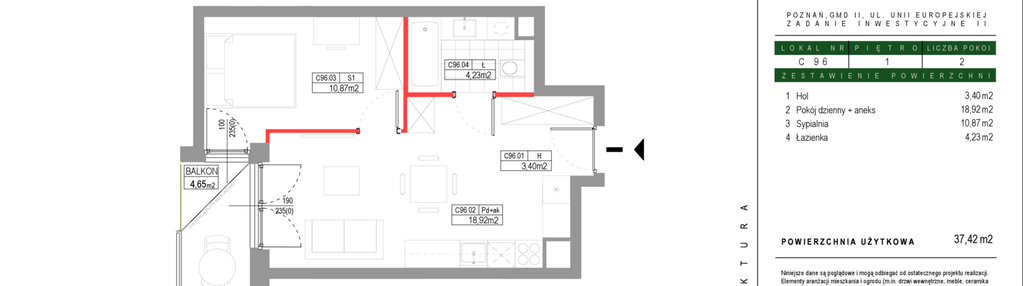 Mieszkanie w inwestycji: Grunwald Między Drzewami etap III