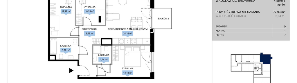 Mieszkanie w inwestycji: Bulwar Północny