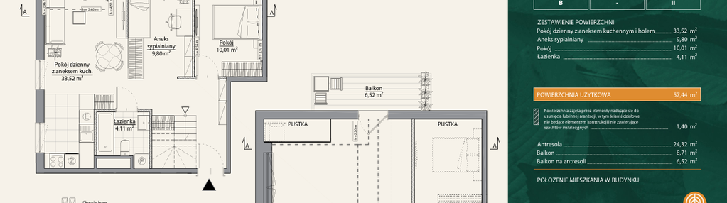 Mieszkanie w inwestycji: Aalto