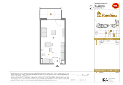 Mieszkanie w inwestycji: Apartamenty Rudnickiego