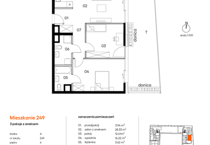 Mieszkanie w inwestycji: Miasto Polskich Mistrzów Olimpijskich II