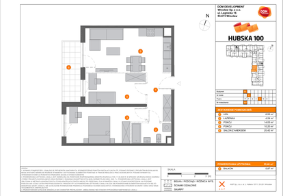 Mieszkanie w inwestycji: Hubska 100