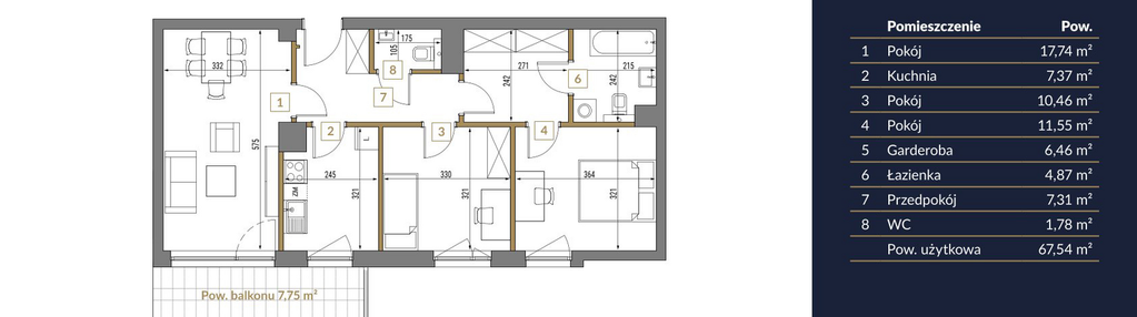 Mieszkanie w inwestycji: Warszawska 222