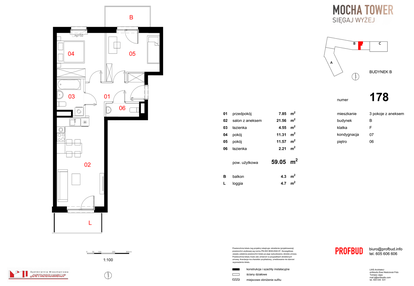 Mieszkanie w inwestycji: Osiedle Mocha Tower