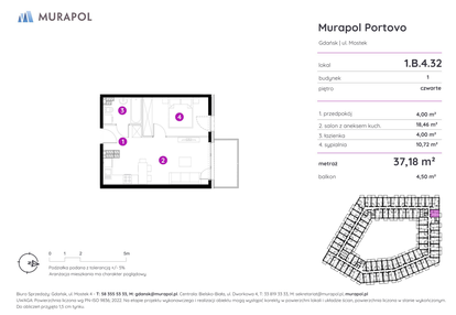 Mieszkanie w inwestycji: Murapol Portovo etap II