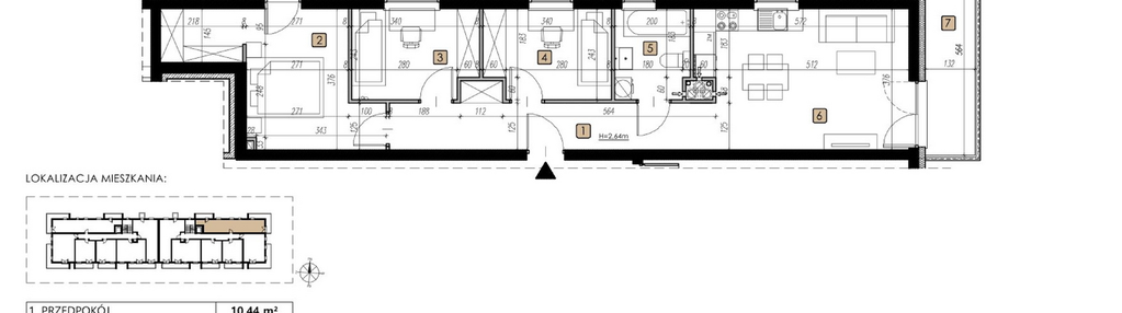 Mieszkanie w inwestycji: Jemiołuszki Park
