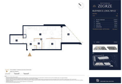 Mieszkanie w inwestycji: Rezydencja Zegrze etap III