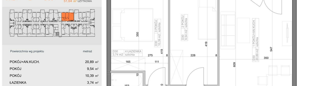 Mieszkanie w inwestycji: Industria etap I-D
