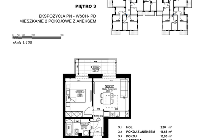 Mieszkanie w inwestycji: Stacja Łódź V – etap C2
