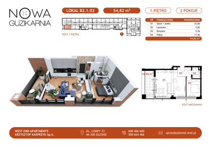 Mieszkanie w inwestycji: Nowa Guzikarnia