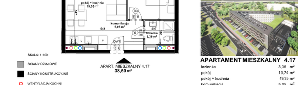 Mieszkanie w inwestycji: Apartamentowiec Zwycięska 3