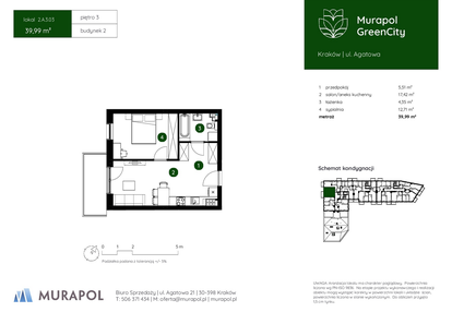 Mieszkanie w inwestycji: Murapol GreenCity bud. 2