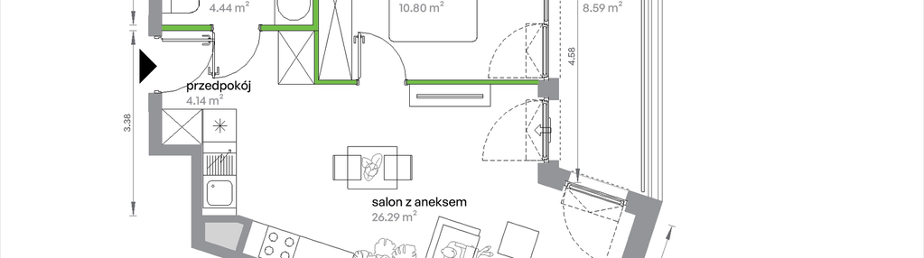 Mieszkanie w inwestycji: Sochaczewska Vita