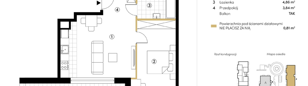 Mieszkanie w inwestycji: Hallera 140
