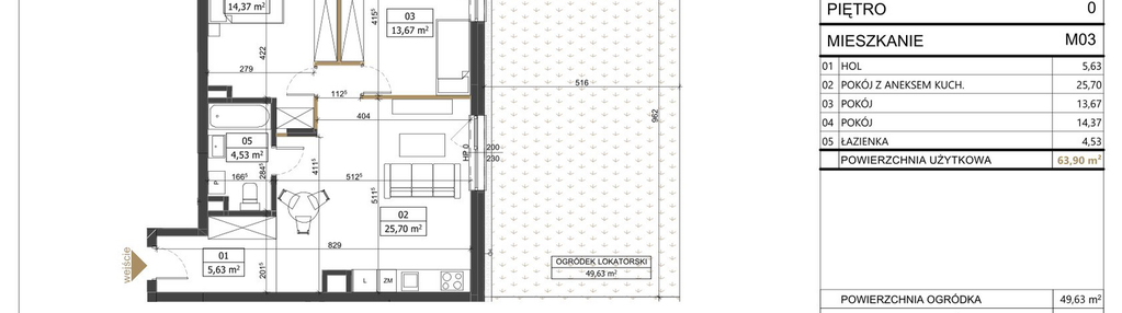 Mieszkanie w inwestycji: Ożarowska 35