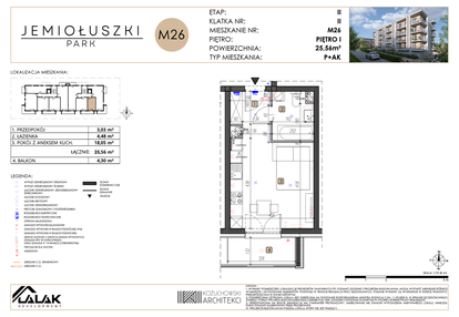 Mieszkanie w inwestycji: Jemiołuszki Park etap 2