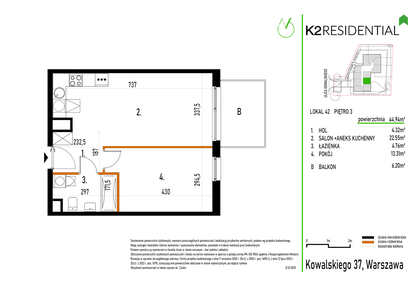 Mieszkanie w inwestycji: Kowalskiego 37