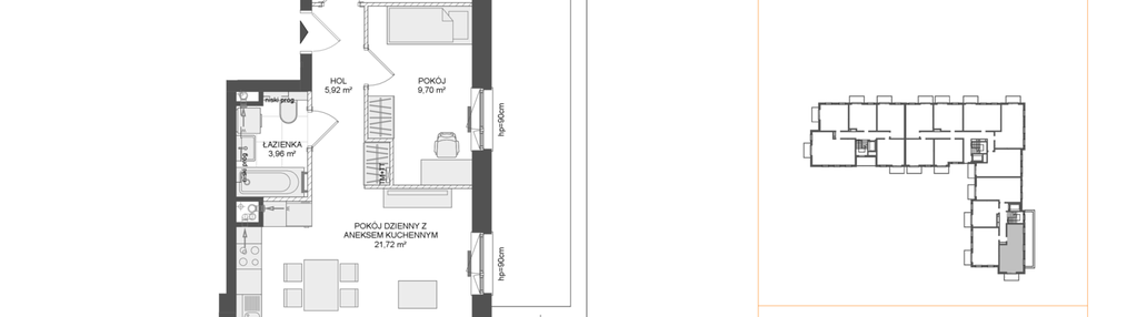 Mieszkanie w inwestycji: Osiedle Przy Błoniach 3 etap III