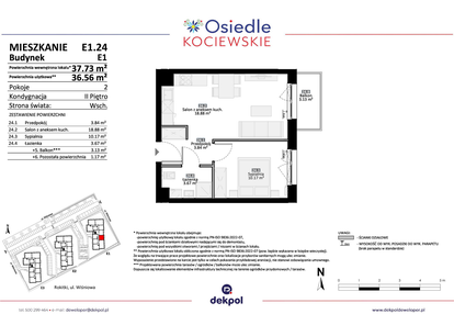 Mieszkanie w inwestycji: Osiedle Kociewskie bud. E