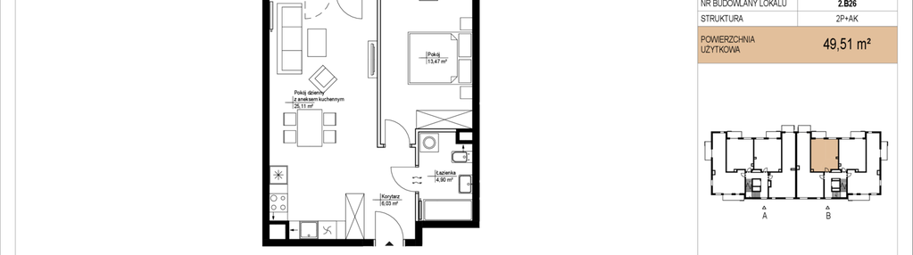 Mieszkanie w inwestycji: Gombrowicza 33 - etap II