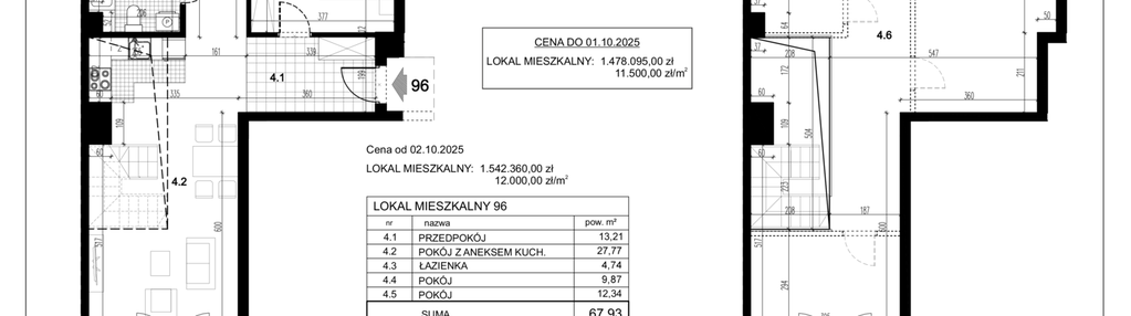 Mieszkanie w inwestycji: Centralna 51C