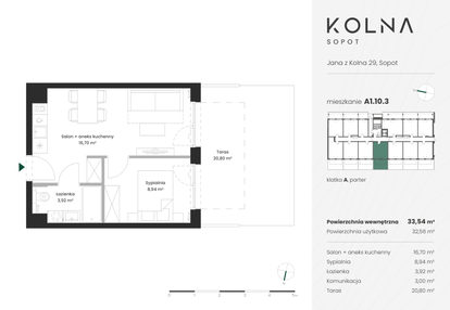 Mieszkanie w inwestycji: Kolna Sopot