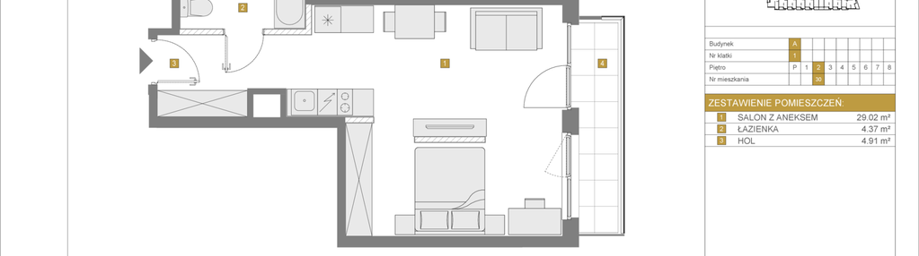 Mieszkanie w inwestycji: Apartamenty Grzybowska 11