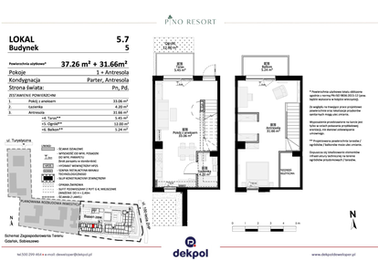 Mieszkanie w inwestycji: Pino Resort