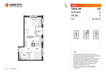 Mieszkanie w inwestycji: DOKI etap II (bud. G)