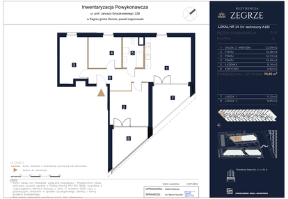 Mieszkanie w inwestycji: Rezydencja Zegrze etap II