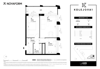 Mieszkanie w inwestycji: Kolejova 1