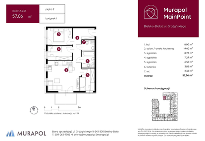 Mieszkanie w inwestycji: Murapol MainPoint