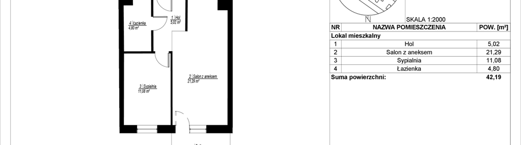 Mieszkanie w inwestycji: Symfonia Ptasia 28