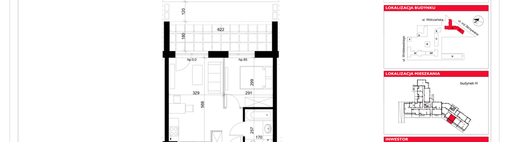 Mieszkanie w inwestycji: ART MODERN etap III - bud. H