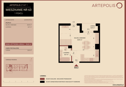 Mieszkanie w inwestycji: Artepolis