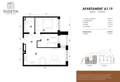 Mieszkanie w inwestycji: Apartamenty Sudetia