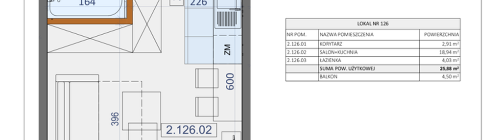 Mieszkanie w inwestycji: Osiedle Zycha