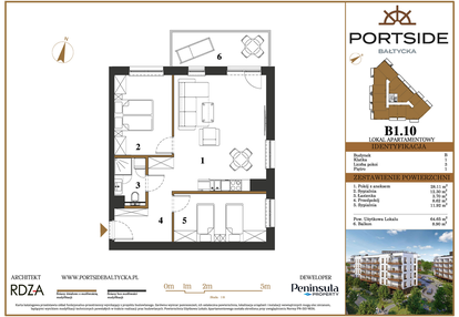 Mieszkanie w inwestycji: Portside Bałtycka