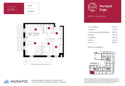 Mieszkanie w inwestycji: Murapol Ergo