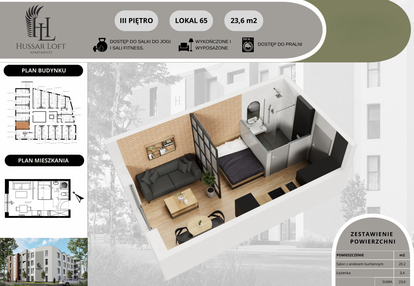 Mieszkanie w inwestycji: Hussar Loft - Apartamenty inwestycyjne