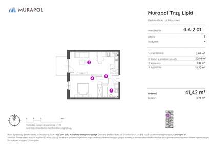 Mieszkanie w inwestycji: Murapol Trzy Lipki