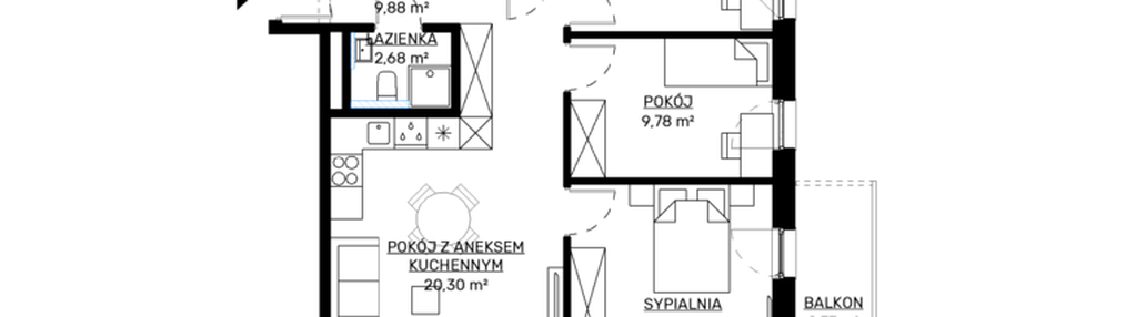 Mieszkanie w inwestycji: KWADRAT etap 2