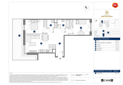 Mieszkanie w inwestycji: Apartamenty Park Matecznego Etap 2.2
