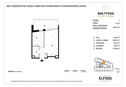 Mieszkanie w inwestycji: Bałtycka Sea Park