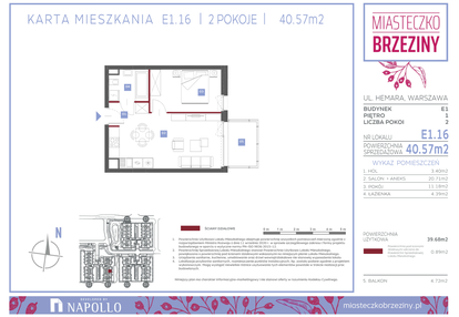 Mieszkanie w inwestycji: Miasteczko Brzeziny II