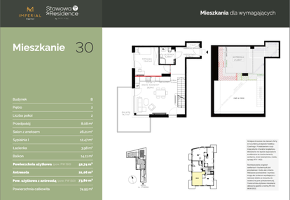 Mieszkanie w inwestycji: Stawowa Residence - etap V