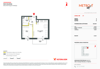 Mieszkanie w inwestycji: Metro Art 11